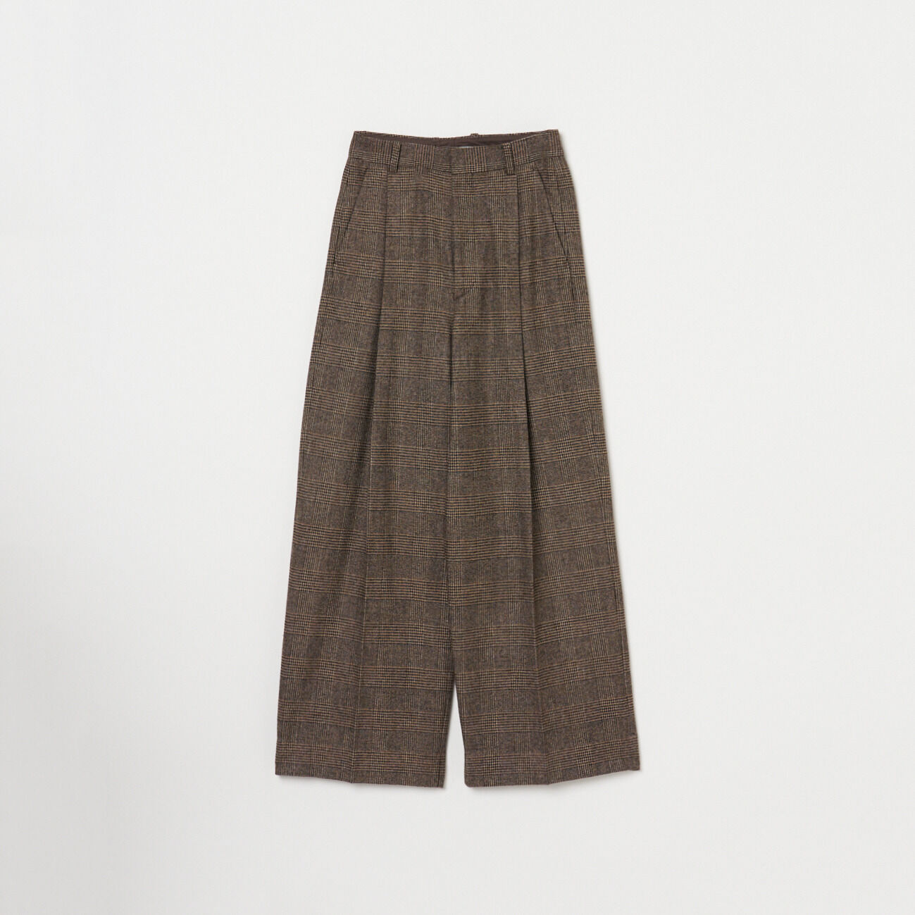 HELIOPOLE「HELIOPOLE the EDITOR PANTS(PLAID)」|チノ|ブラウン系