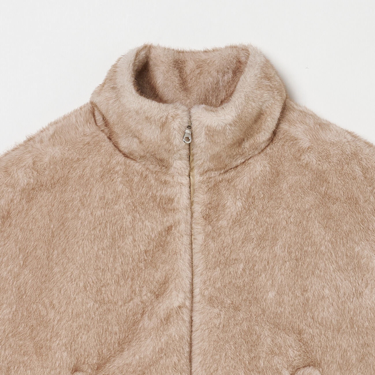  「three dots VELOUR FUR MILLY BLOUSN」|ブルゾン・スタジャン|