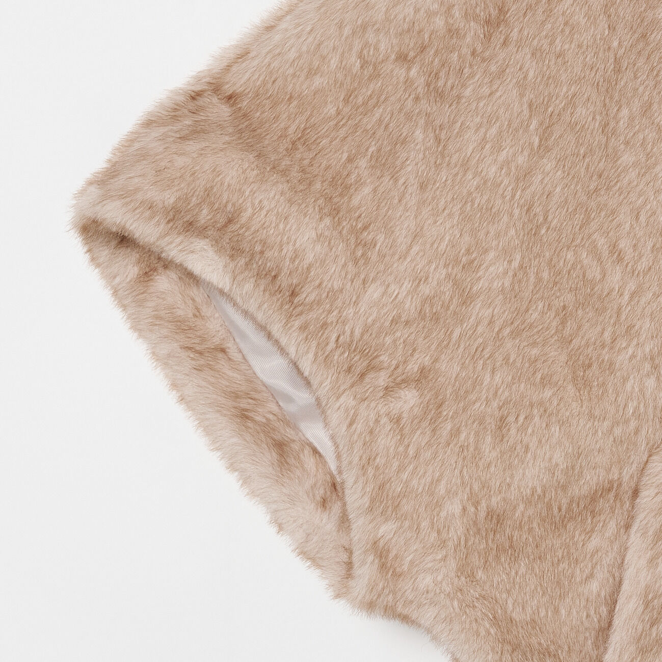  「three dots VELOUR FUR MILLY BLOUSN」|ブルゾン・スタジャン|