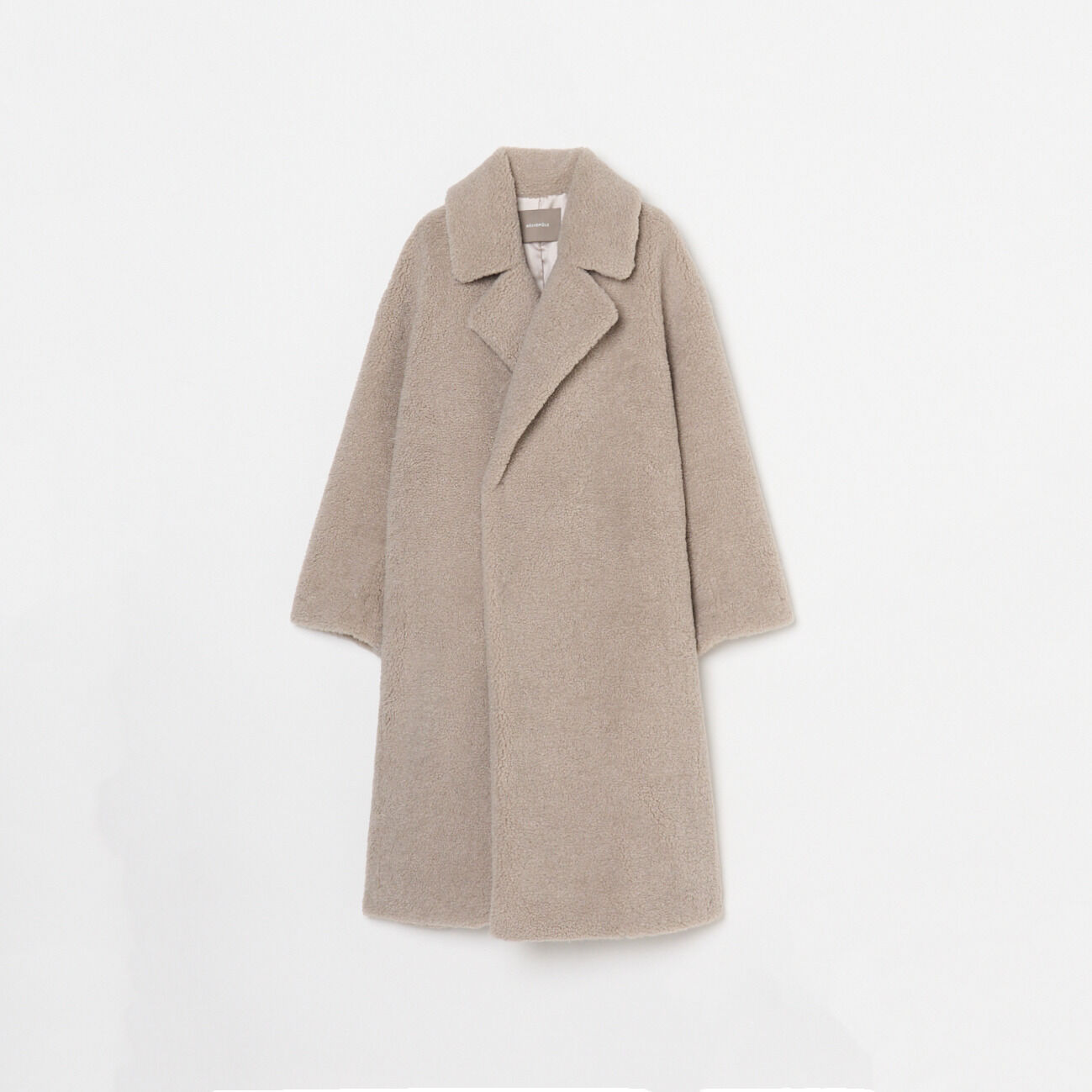 HELIOPOLE「HELIOPOLE SHEEP BOA CHESTER COAT」|トレンチコート|ベージュ