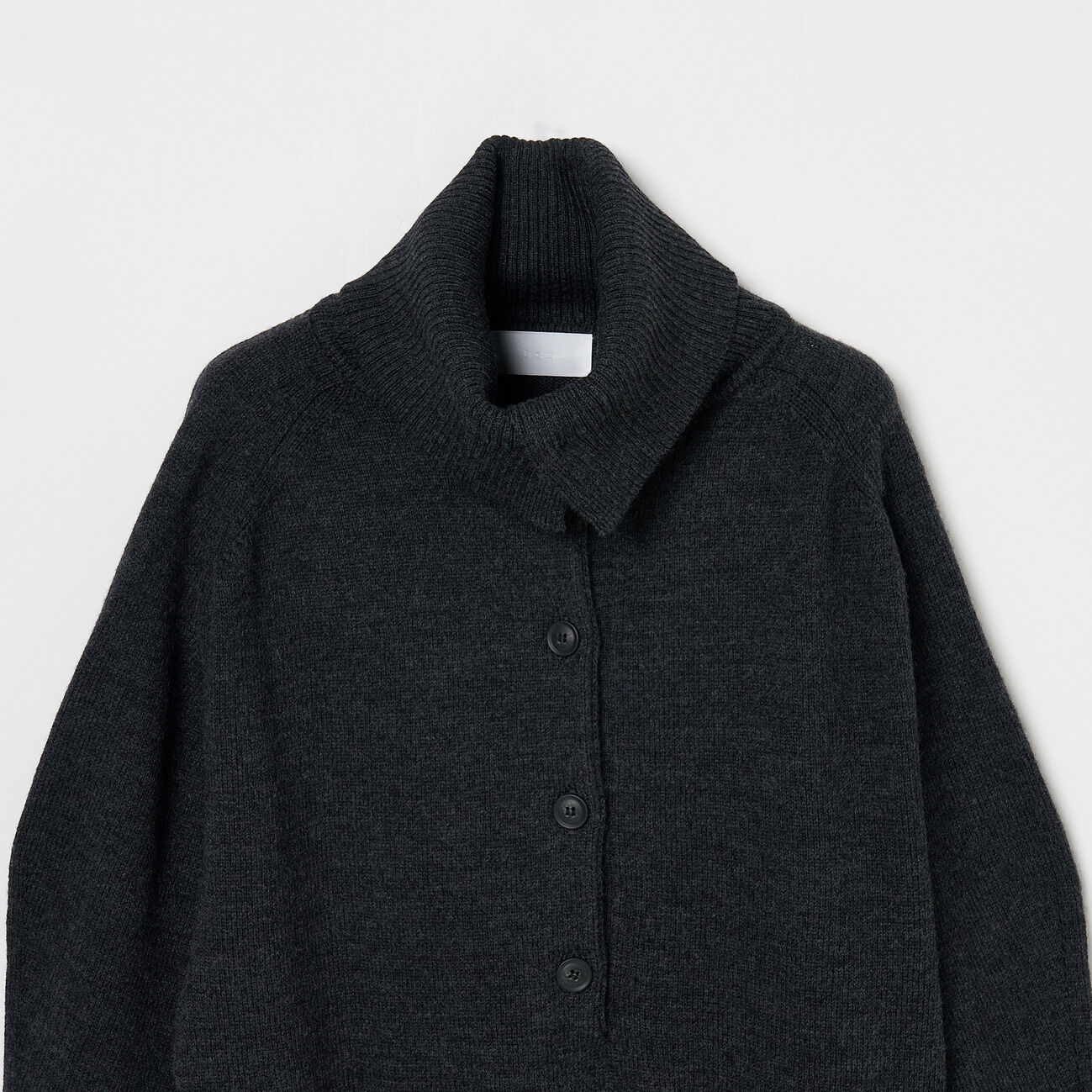  「uca BUTTON STAND NECK PULLOVER」|ニット・セーター|
