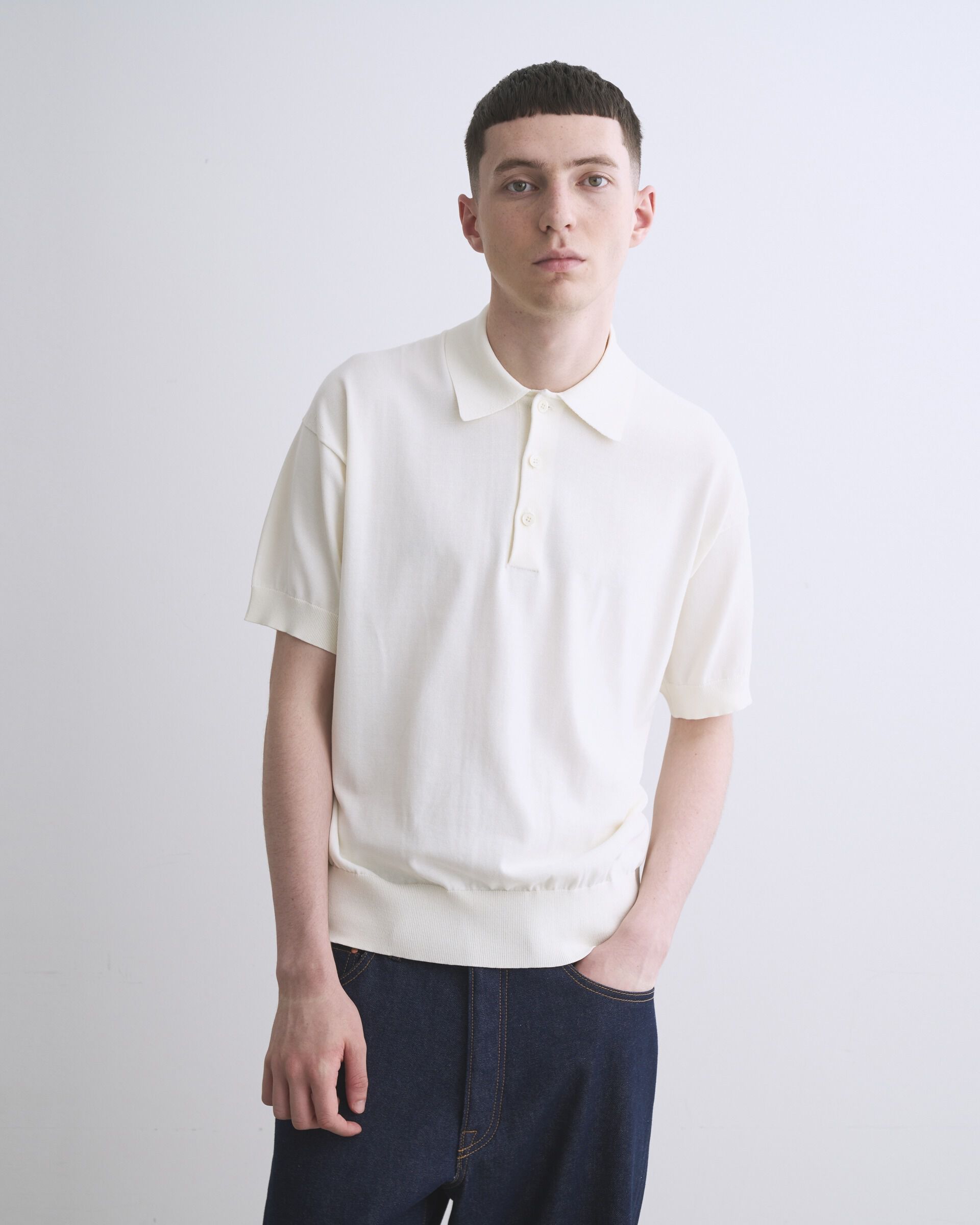 Traditional Weatherwear「HALESWORTH SHORT SLEEVE」|ニット・セーター|