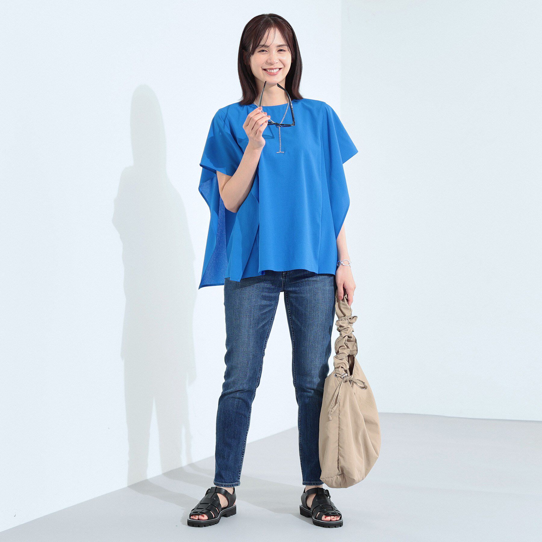 INDIVI「【通年活躍！褒められデニム】スキニー デニムパンツ」|デニム|