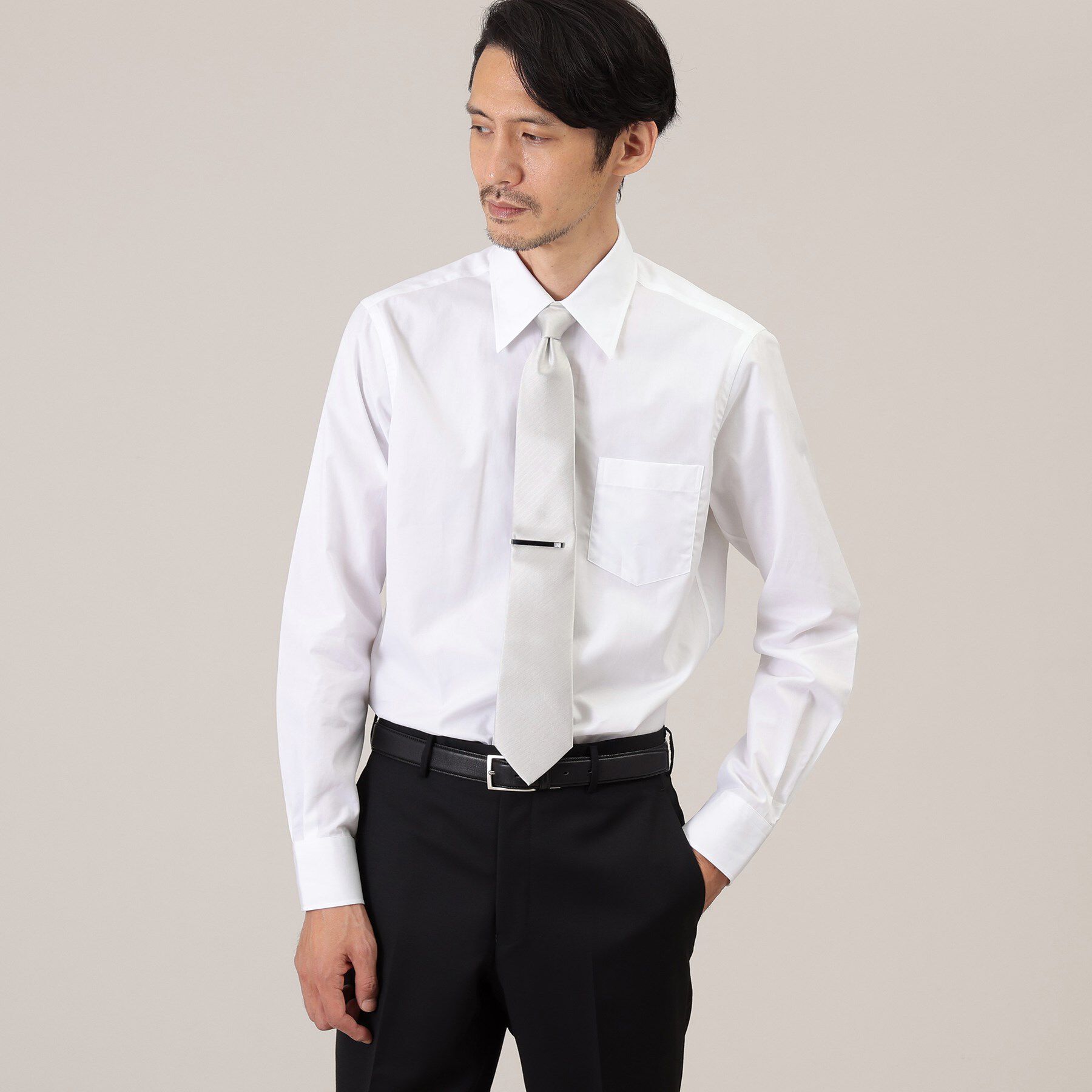 TAKEO KIKUCHI「【Made in JAPAN】ブロード レギュラーカラー ドレスシャツ」|シャツ・ブラウス|