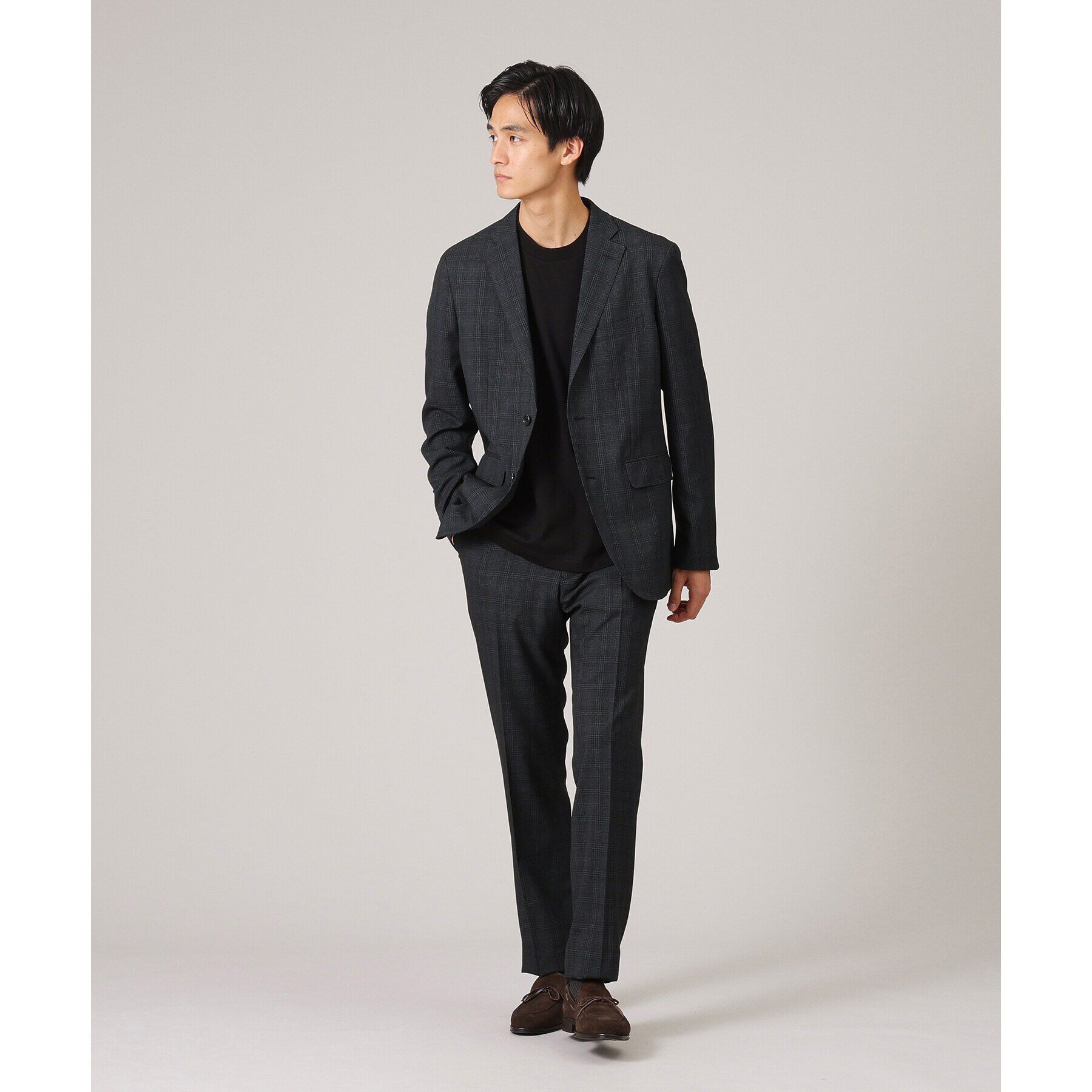 TAKEO KIKUCHI「【抗菌防臭/ジャケット対応】テーラード 長袖Tシャツ」|Tシャツ・カットソー|