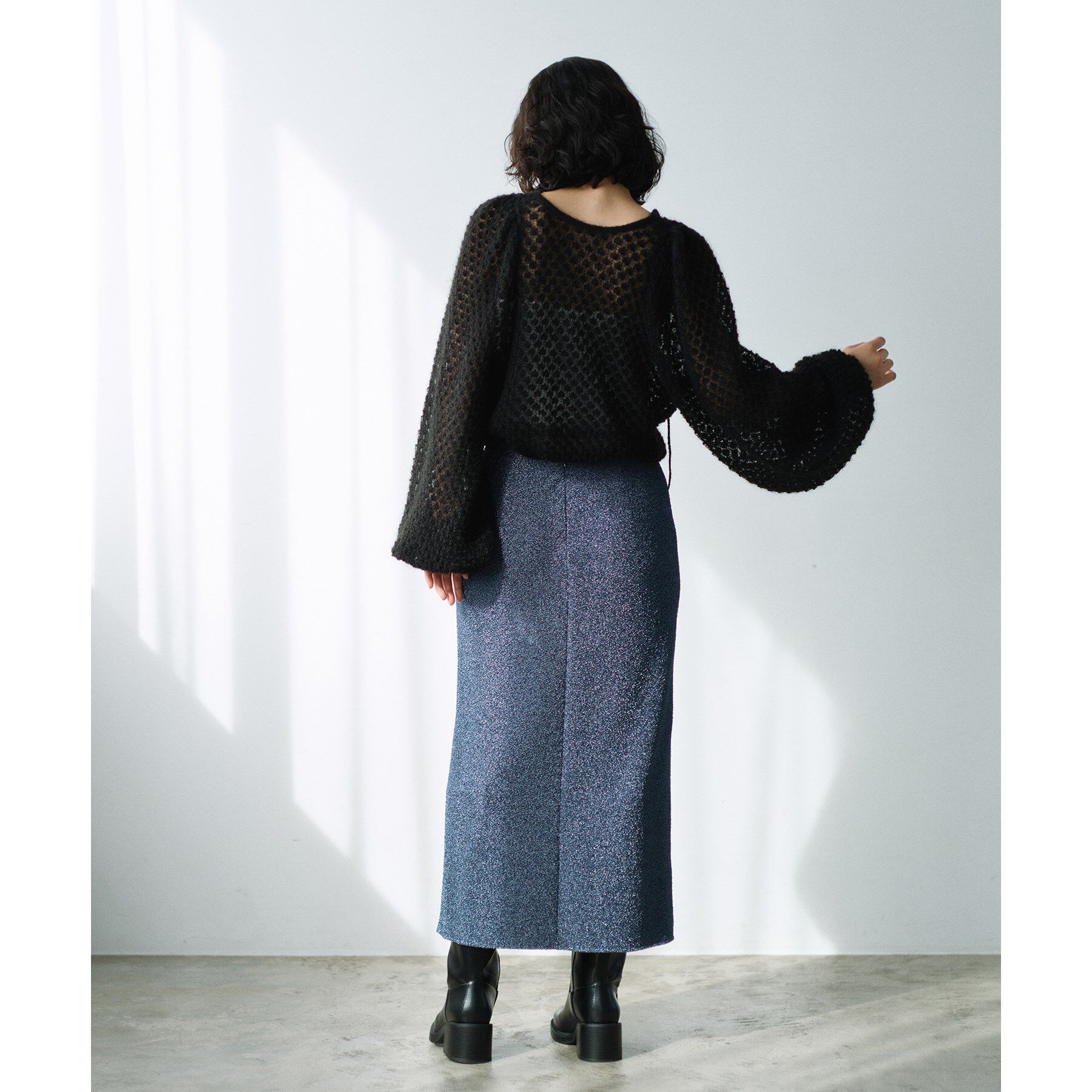 CODE A「2way sheer mohair pullover」|ニット・セーター|