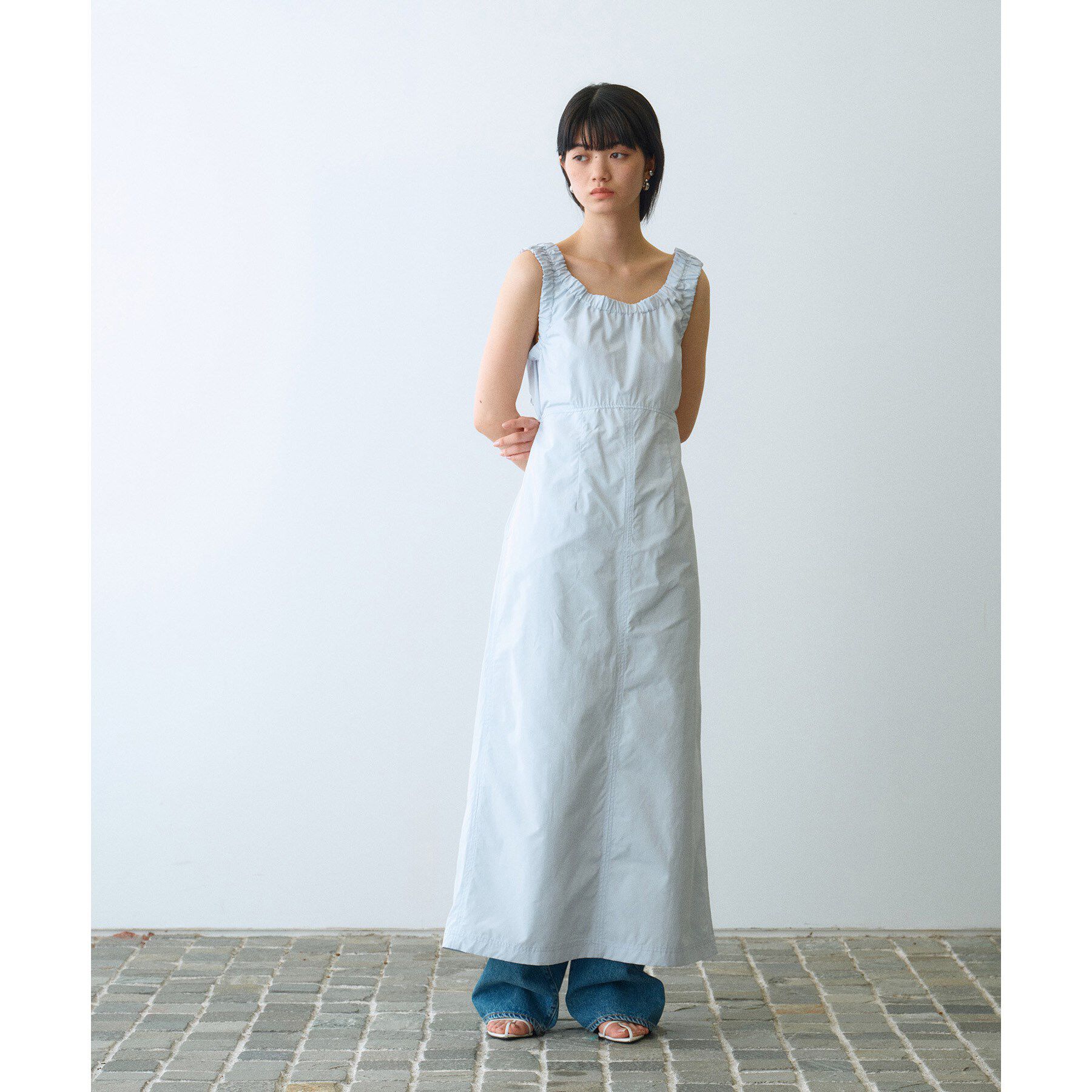 CODE A「sporty gathered dress」|ワンピース|