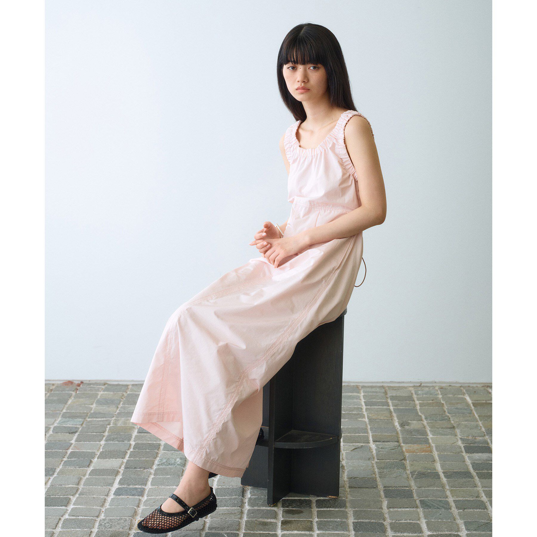 CODE A「sporty gathered dress」|ワンピース|