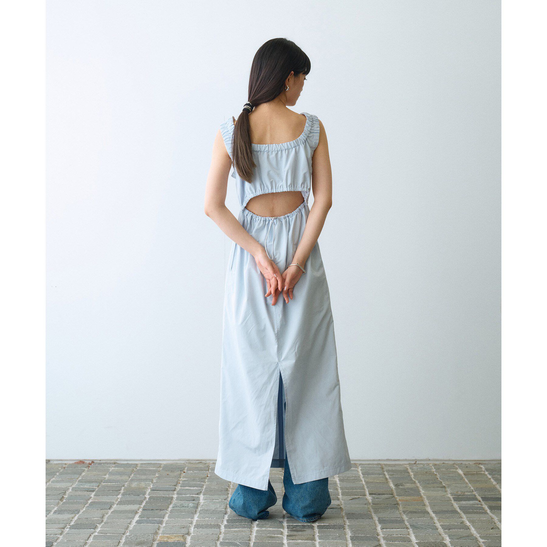 CODE A「sporty gathered dress」|ワンピース|