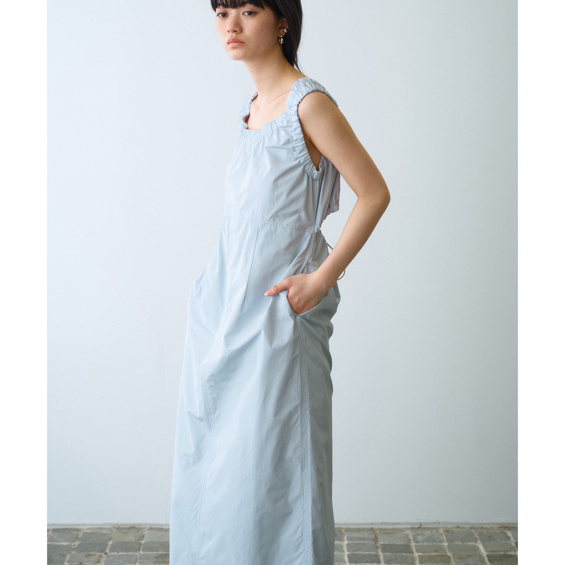 CODE A「sporty gathered dress」|ワンピース|
