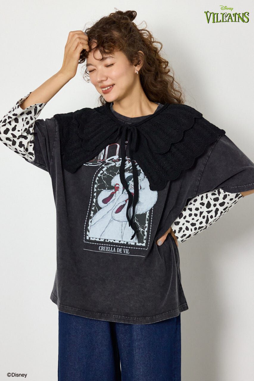 RODEO CROWNS「(ディズニー ヴィランズ)レイヤードTシャツ」|パーカー|柄WHT5