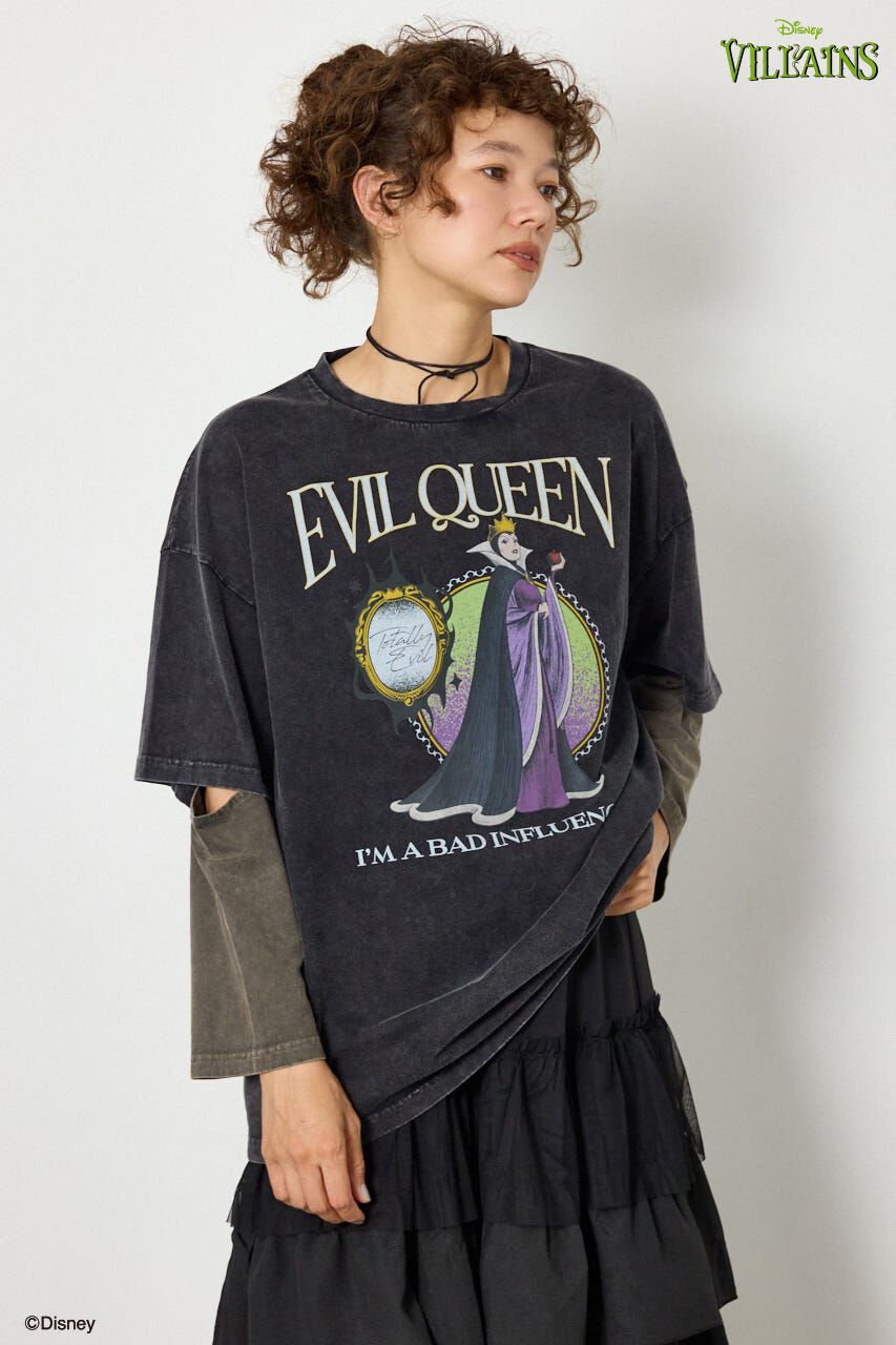 RODEO CROWNS「(ディズニー ヴィランズ)レイヤードTシャツ」|パーカー|柄GRY5