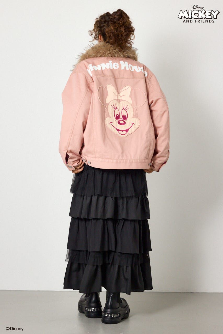 RODEO CROWNS「(ミッキー＆ミニー)フェイスパッチDENIMジャケット」|デニムジャケット|