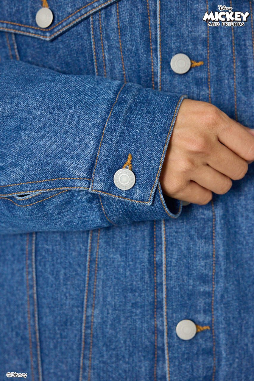 RODEO CROWNS「(ミッキー＆ミニー)フェイスパッチDENIMジャケット」|デニムジャケット|