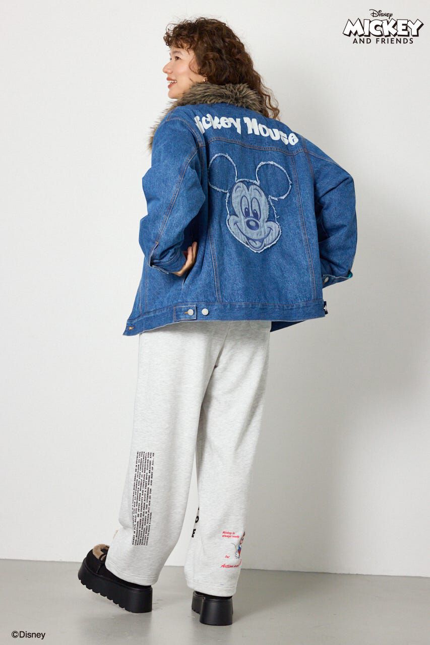 RODEO CROWNS「(ミッキー＆ミニー)フェイスパッチDENIMジャケット」|デニムジャケット|