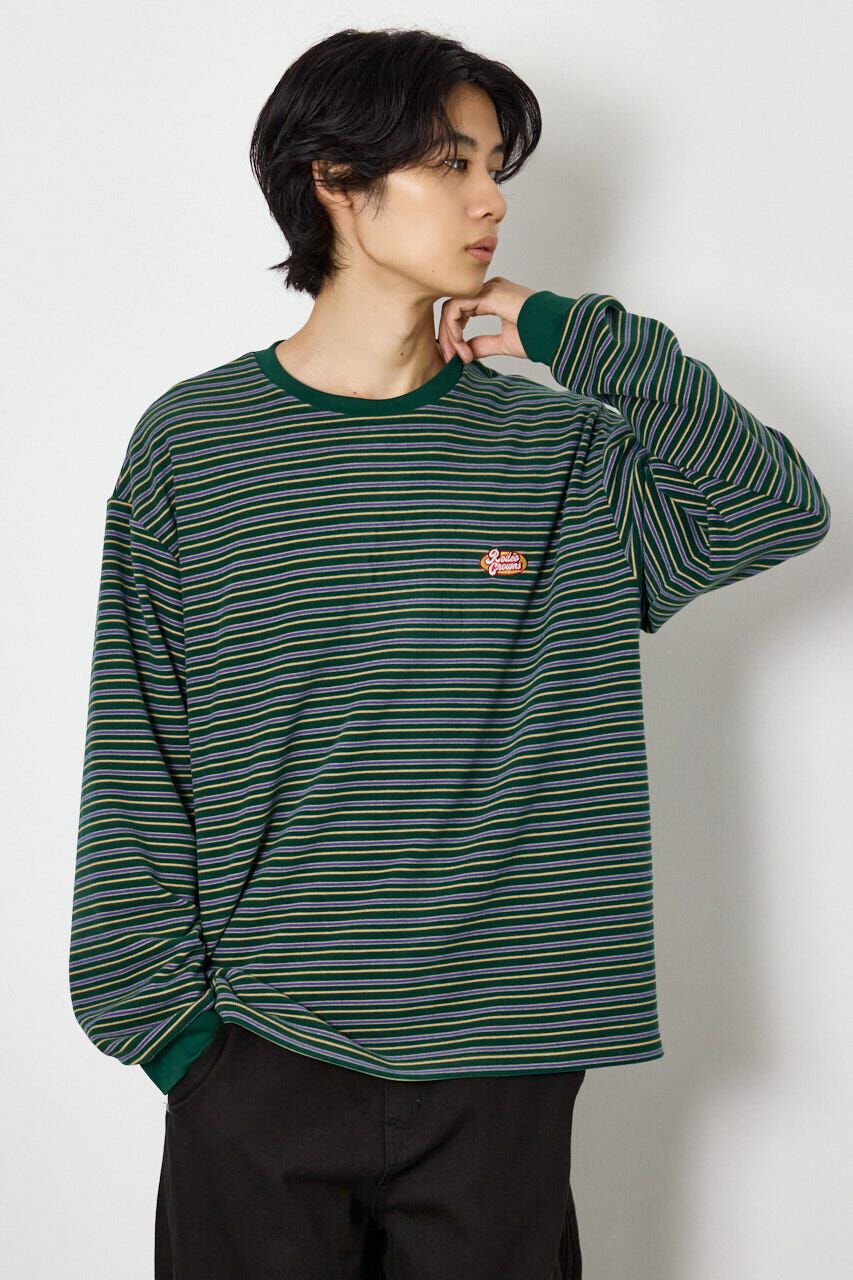 RODEO CROWNS「マルチボーダーベロアトップス」|Tシャツ・カットソー|