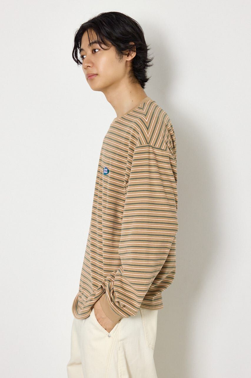 RODEO CROWNS「マルチボーダーベロアトップス」|Tシャツ・カットソー|