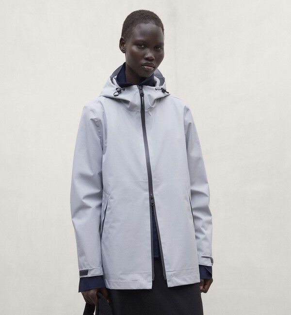 ECOALF「DILUVIO ジャケット / DILUVIO JACKET WOMAN」|ブルゾン・スタジャン|ライトグレー