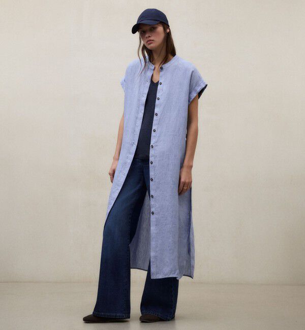 ECOALF「AMATISTA ドレス / AMATISTA DRESS WOMAN」|ワンピース|サックスブルー