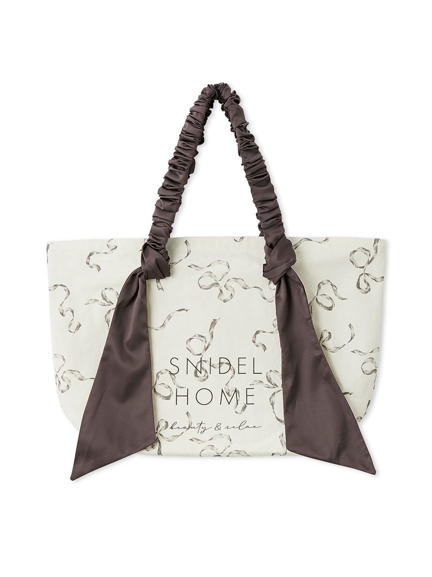SNIDEL HOME「オーガニックキャンバストート-BIG-（RIBBON）」|トートバッグ|DBRW