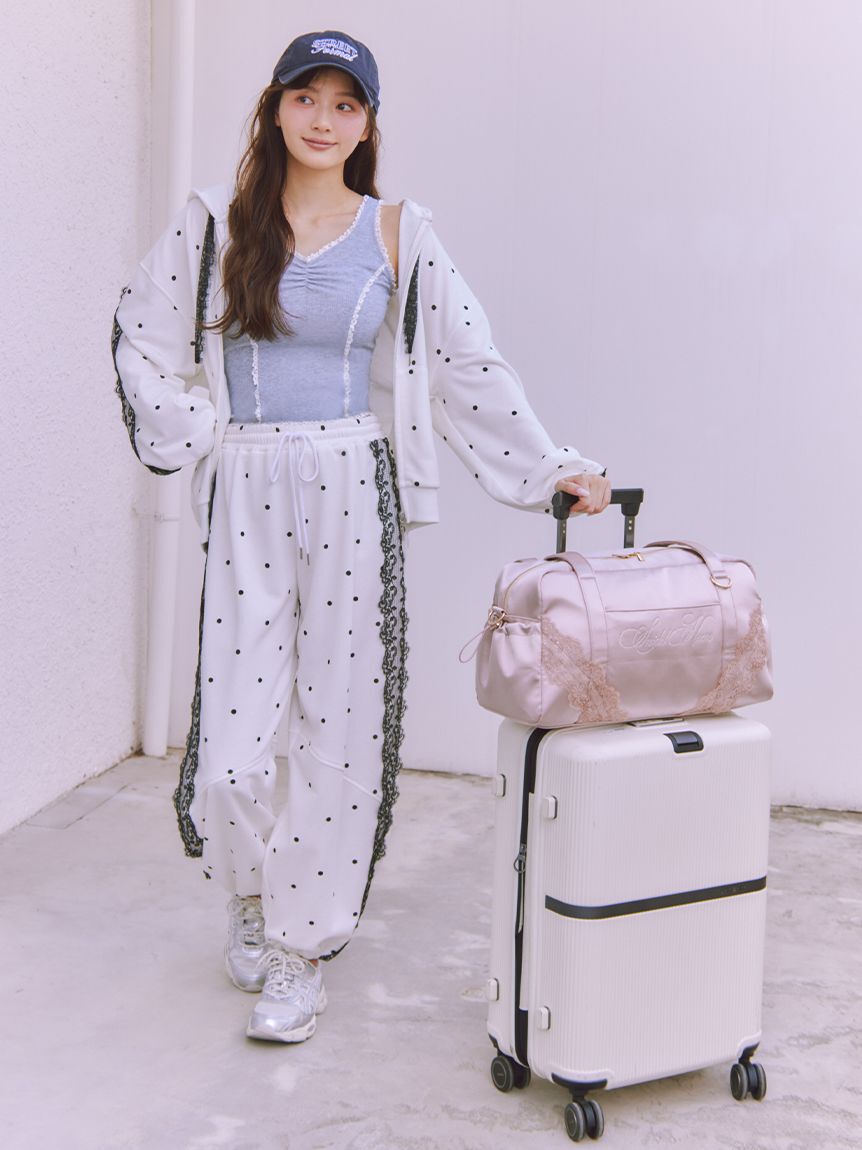 SNIDEL HOME「【WEB限定カラーあり】ビジューロゴキャリーオンバッグ」|トートバッグ|