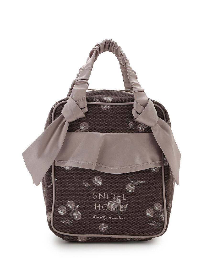 SNIDEL HOME「キャンバストラベルポーチ（CHERRY）」|ポーチ|GBEG