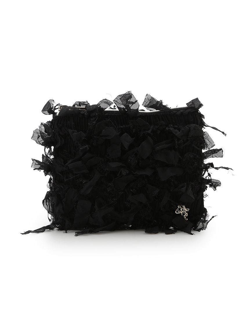 SNIDEL HOME「リボンポーチ」|ポーチ|BLK