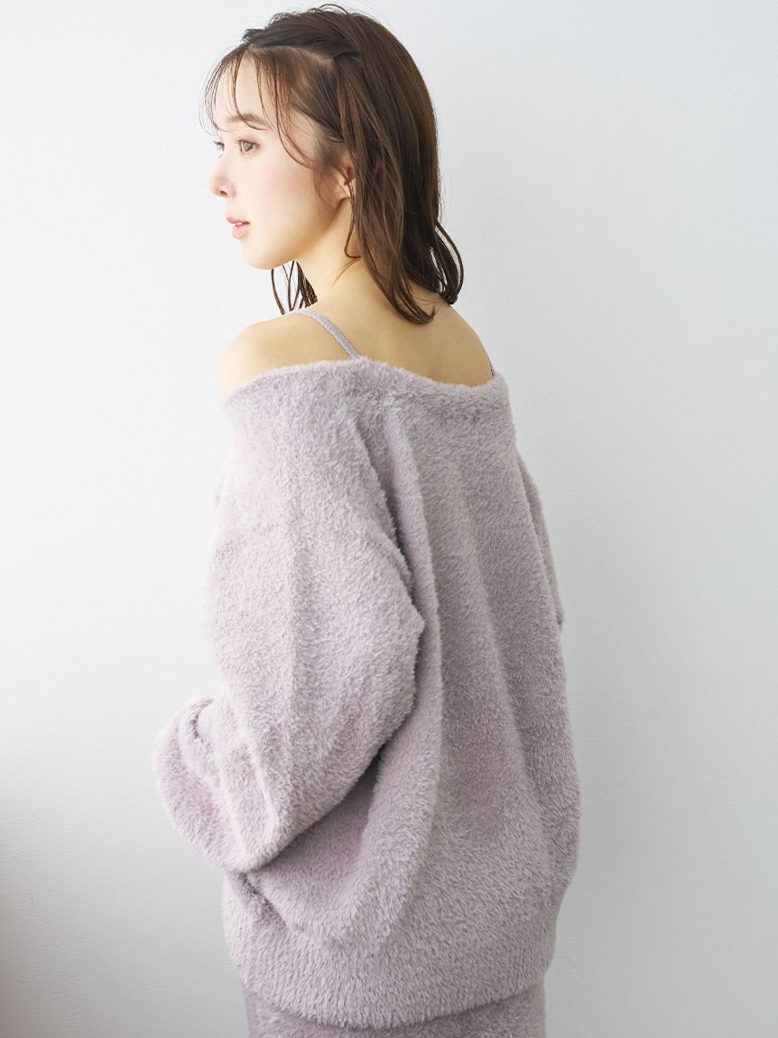SNIDEL HOME「レースニットプルオーバー」|ルームウェア|