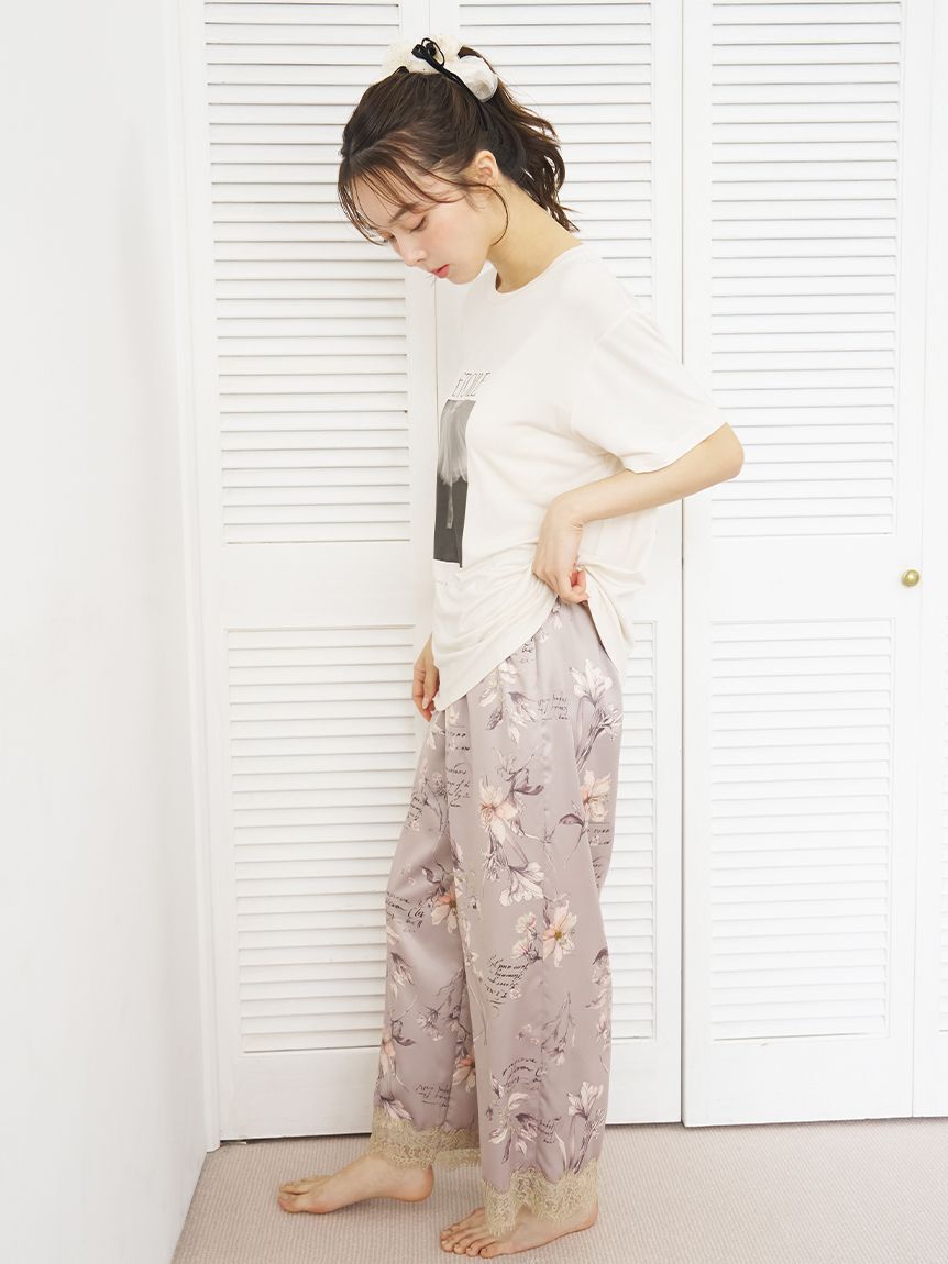 SNIDEL HOME「バレエフォトプリントTシャツ」|ルームウェア|