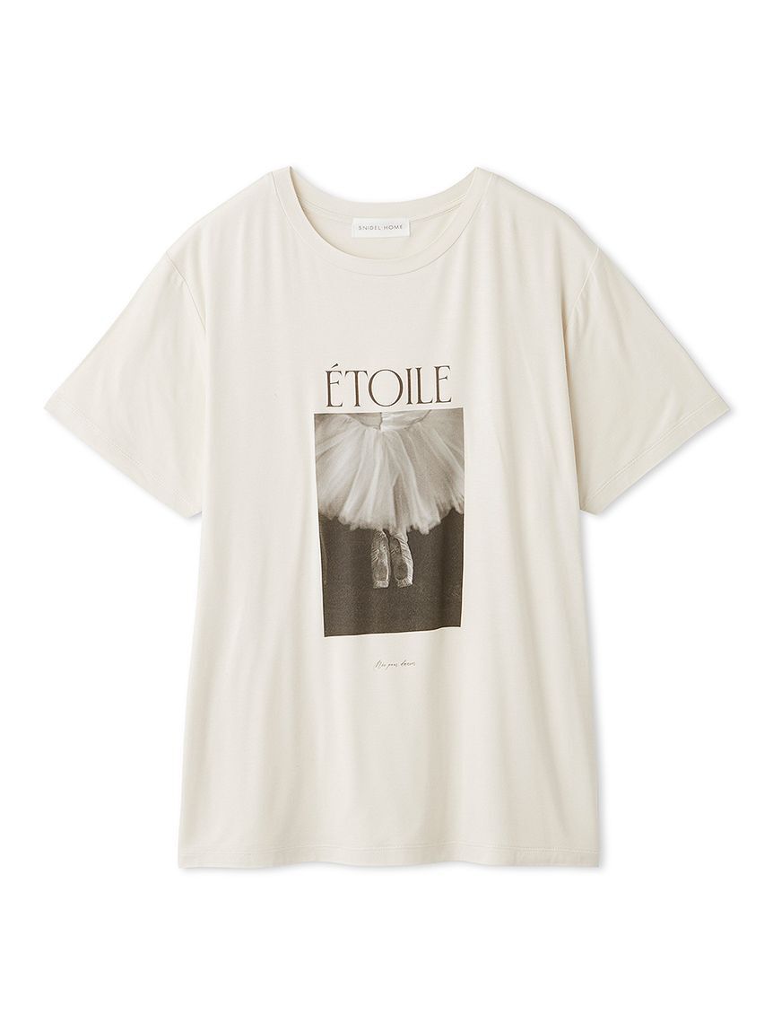 SNIDEL HOME「バレエフォトプリントTシャツ」|ルームウェア|
