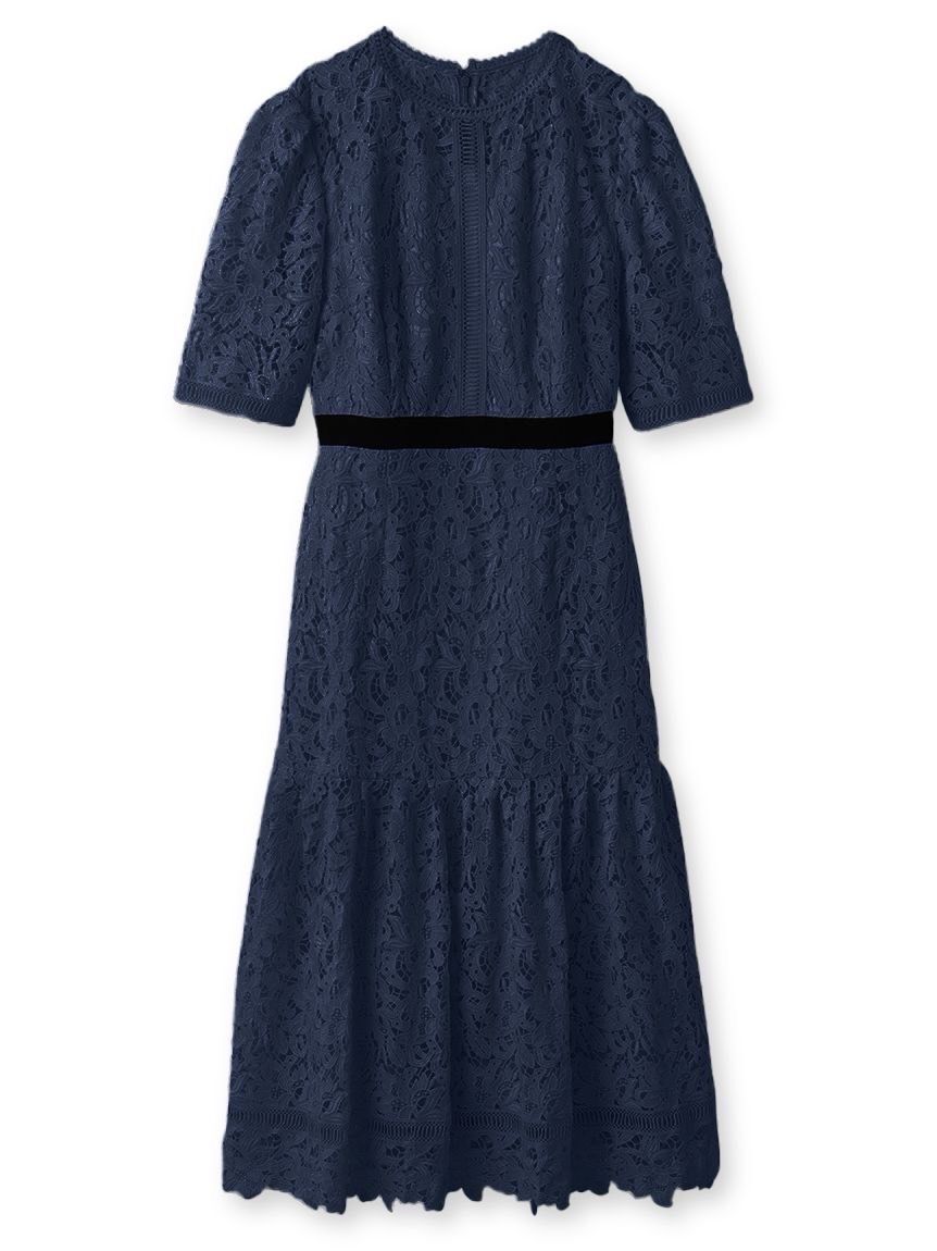 CELFORD「レースワンピース」|ワンピース|NVY