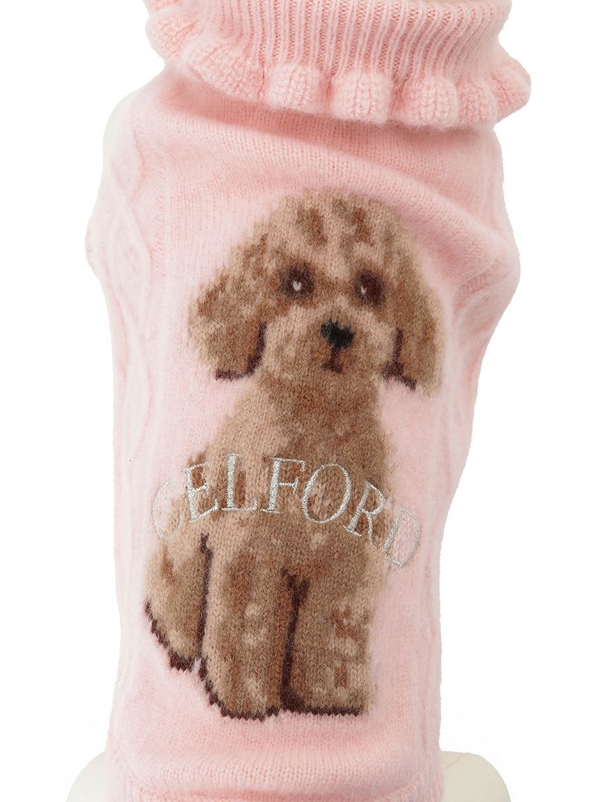 CELFORD「【ドライクリーニング】【DOG&CAT】DOG柄ケーブルニットプルオーバー」|その他|