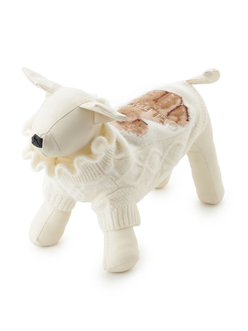 CELFORD「【ドライクリーニング】【DOG&CAT】DOG柄ケーブルニットプルオーバー」|その他|