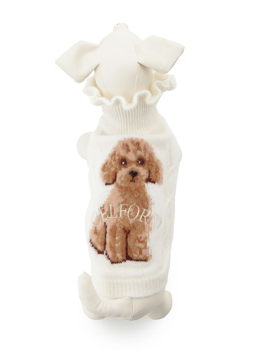 CELFORD「【ドライクリーニング】【DOG&CAT】DOG柄ケーブルニットプルオーバー」|その他|