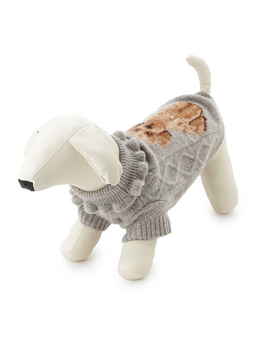 CELFORD「【ドライクリーニング】【DOG&CAT】DOG柄ケーブルニットプルオーバー」|その他|