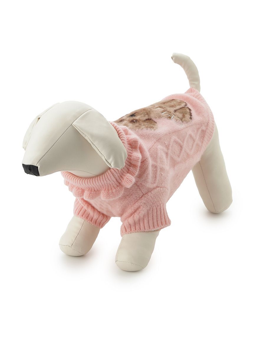 CELFORD「【ドライクリーニング】【DOG&CAT】DOG柄ケーブルニットプルオーバー」|その他|