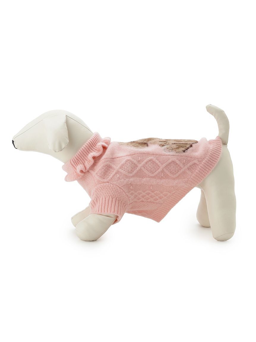 CELFORD「【ドライクリーニング】【DOG&CAT】DOG柄ケーブルニットプルオーバー」|その他|