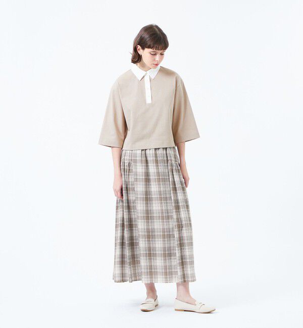 MACKINTOSH PHILOSOPHY「タータンチェックボリュームスカート」|スカート|