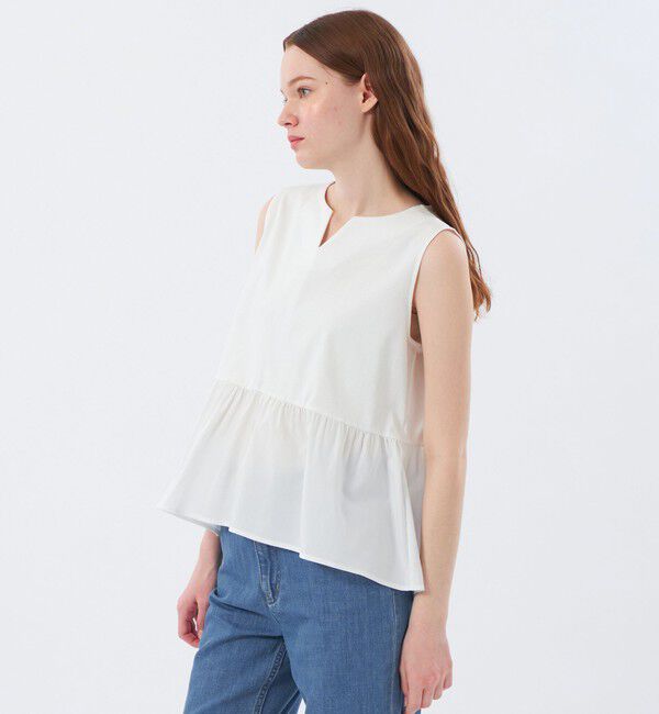 MACKINTOSH PHILOSOPHY「ノースリーブペプラムブラウス」|Tシャツ・カットソー|