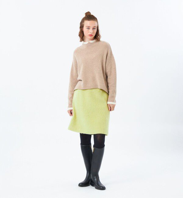 MACKINTOSH PHILOSOPHY「Cleric Collar Knit ウールカシミヤ製」|ニット・セーター|