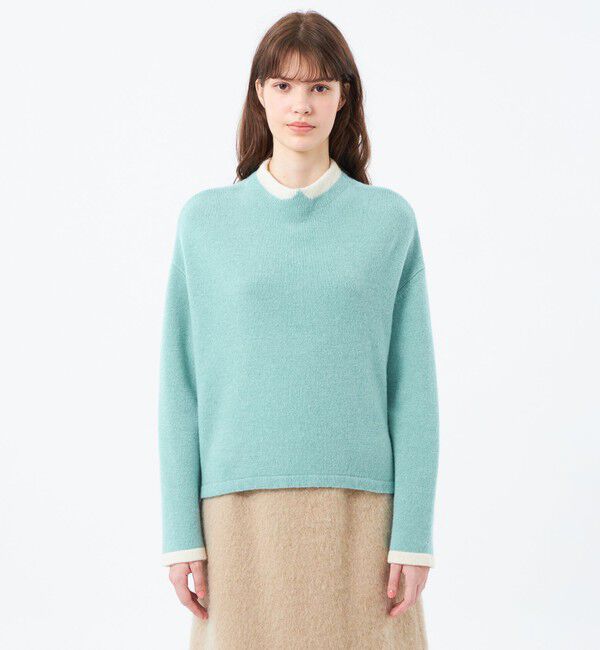 MACKINTOSH PHILOSOPHY「Cleric Collar Knit ウールカシミヤ製」|ニット・セーター|