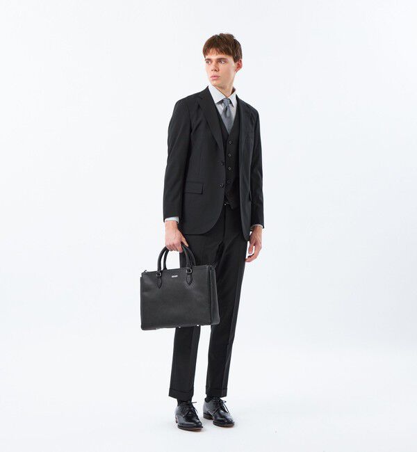 MACKINTOSH PHILOSOPHY「トロッター トラウザーズ ＃109 ウール混ストレッチトロピカル」|スラックス|