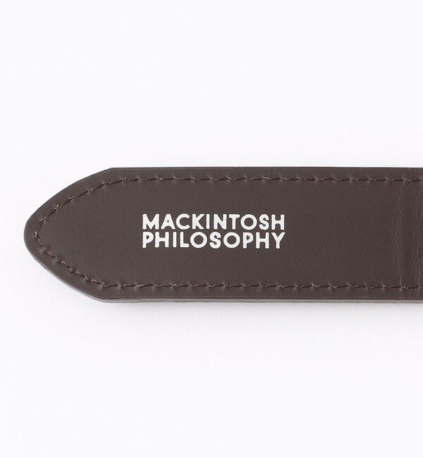 MACKINTOSH PHILOSOPHY「レザーメッシュコンビ ビジネスベルト」|ベルト|
