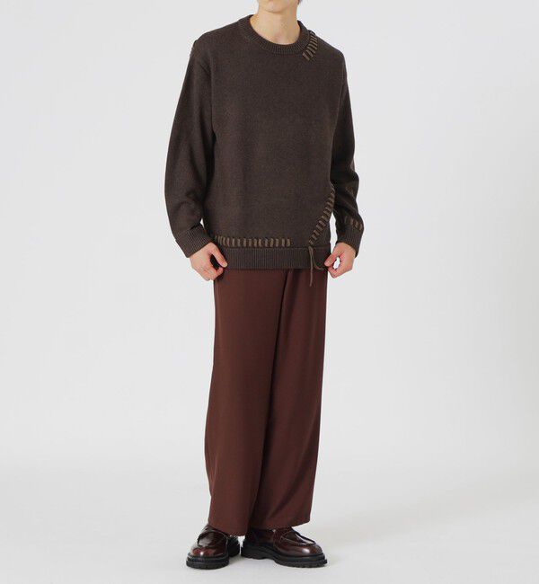  「【UNISEX】ポイントスレッドプルオーバー」|ニット・セーター|