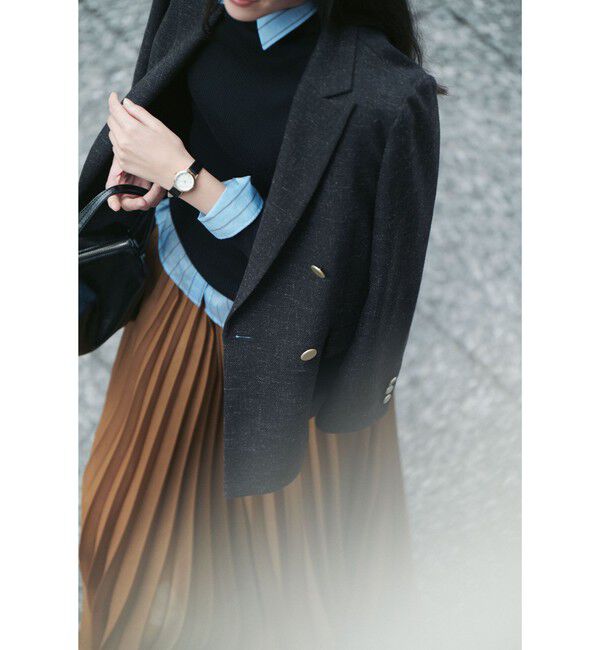 UNITED ARROWS green label relaxing「［size SHORTあり］スラブ ダブルジャケット」|テーラードジャケット|