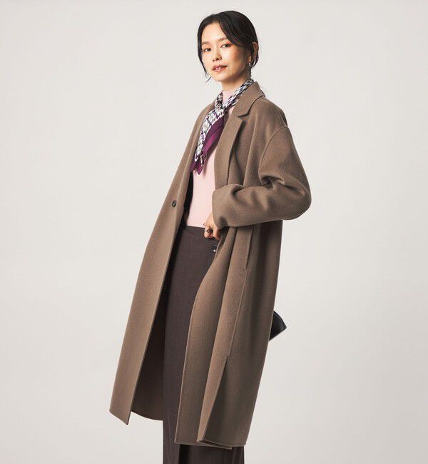 UNITED ARROWS green label relaxing「リバー ロングコート」|チェスターコート|