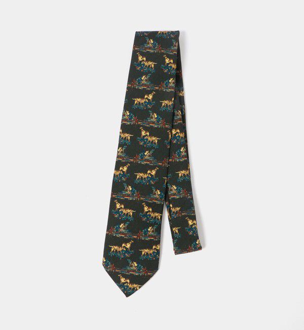 UNITED ARROWS green label relaxing「8.0cm モチーフ ITALY ネクタイ」|ネクタイ・蝶ネクタイ|DK.GREEN