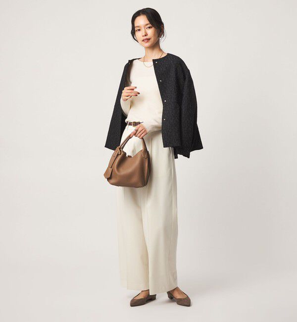 UNITED ARROWS green label relaxing「ウール リブ ボートネック ニット プルオーバー ウォッシャブル」|ニット・セーター|
