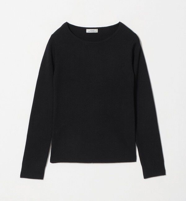 UNITED ARROWS green label relaxing「ウール リブ ボートネック ニット プルオーバー ウォッシャブル」|ニット・セーター|