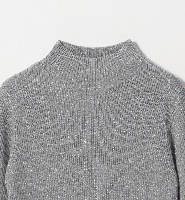 UNITED ARROWS green label relaxing「リブ ラメ ボトルネック ニット ウォッシャブル」|ニット・セーター|